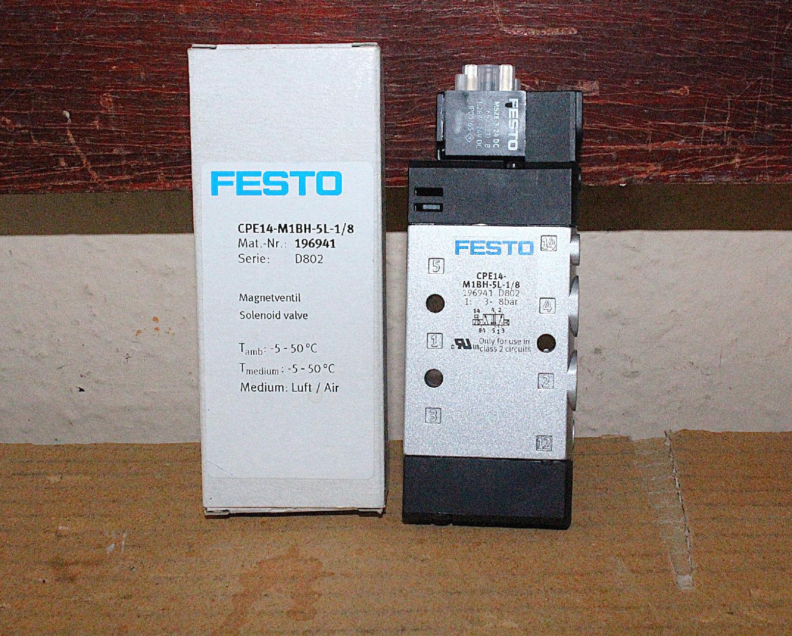 Mágnesszeleptömb pneumatikus 5/2 új Festo