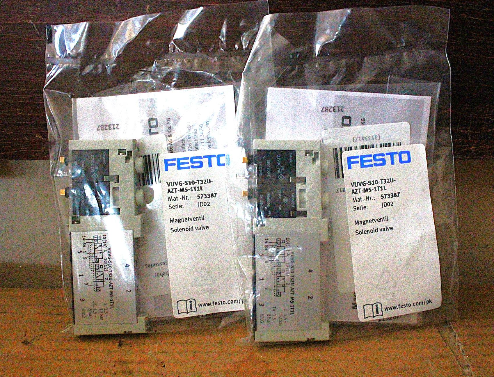 Mágnesszeleptömb pneumatikus 2*3/2 új Festo - 3. kép