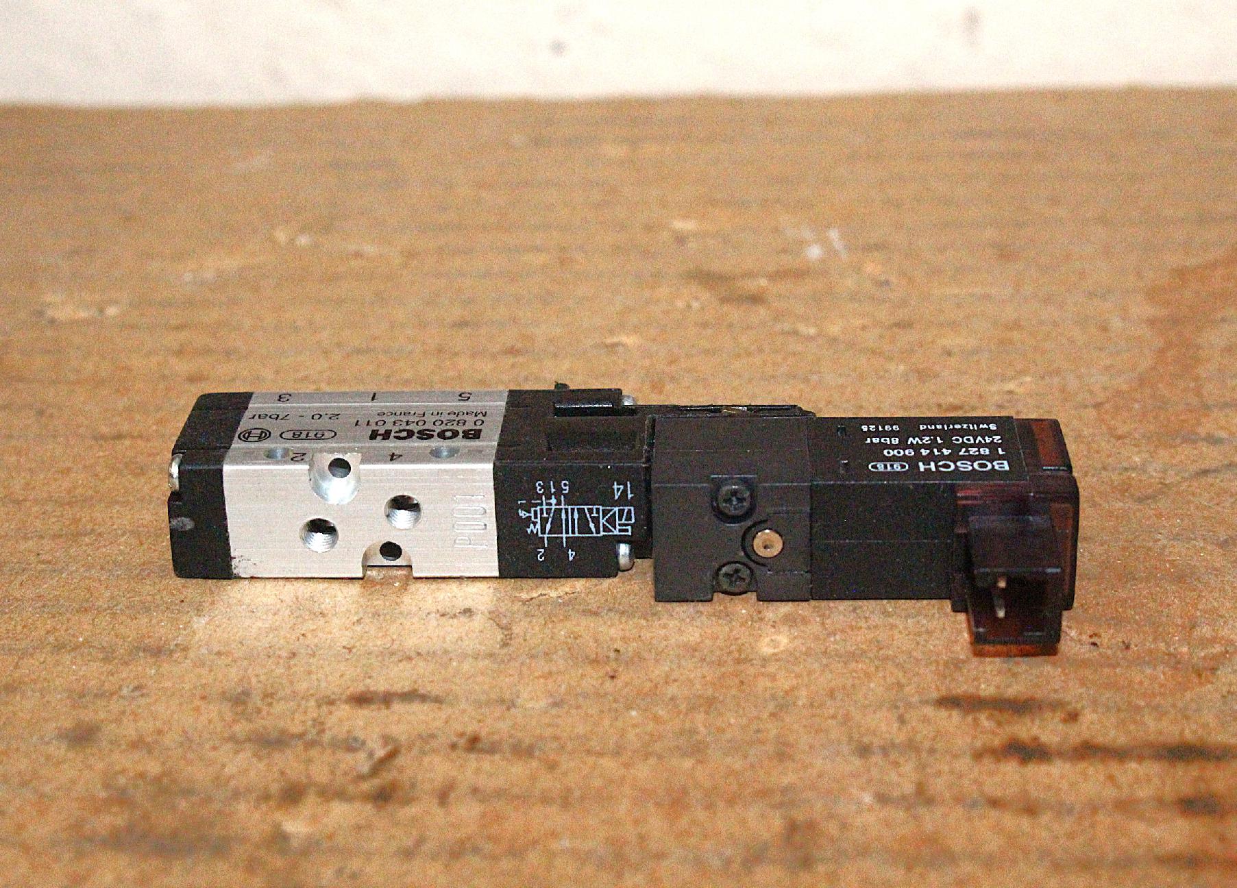 Mini mágnesszeleptömb pneumatikus 5/2 új Bosch - 3. kép