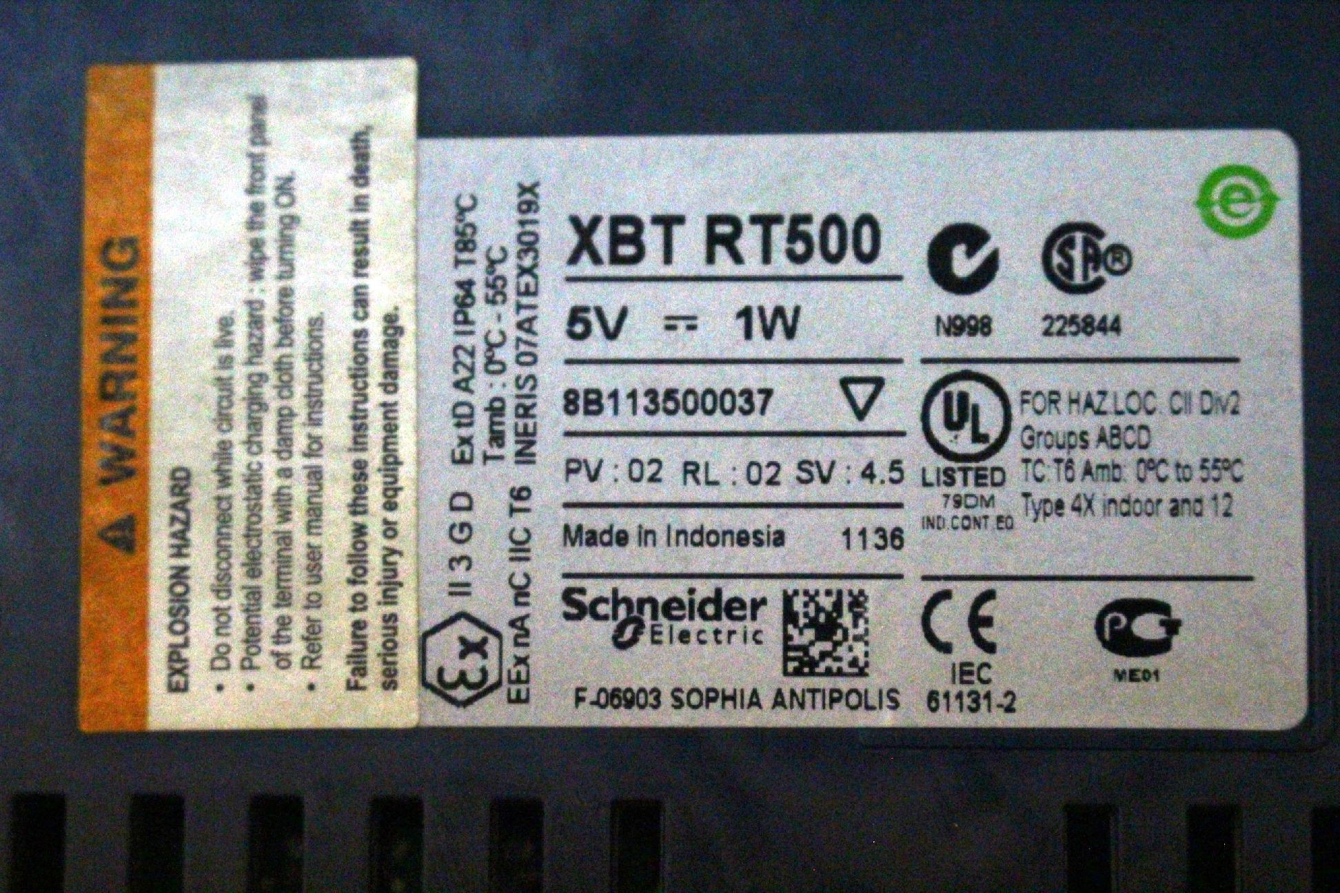 HMI kezelőpanel vezérlő kijelző terminál Schneider Magelis - 5. kép