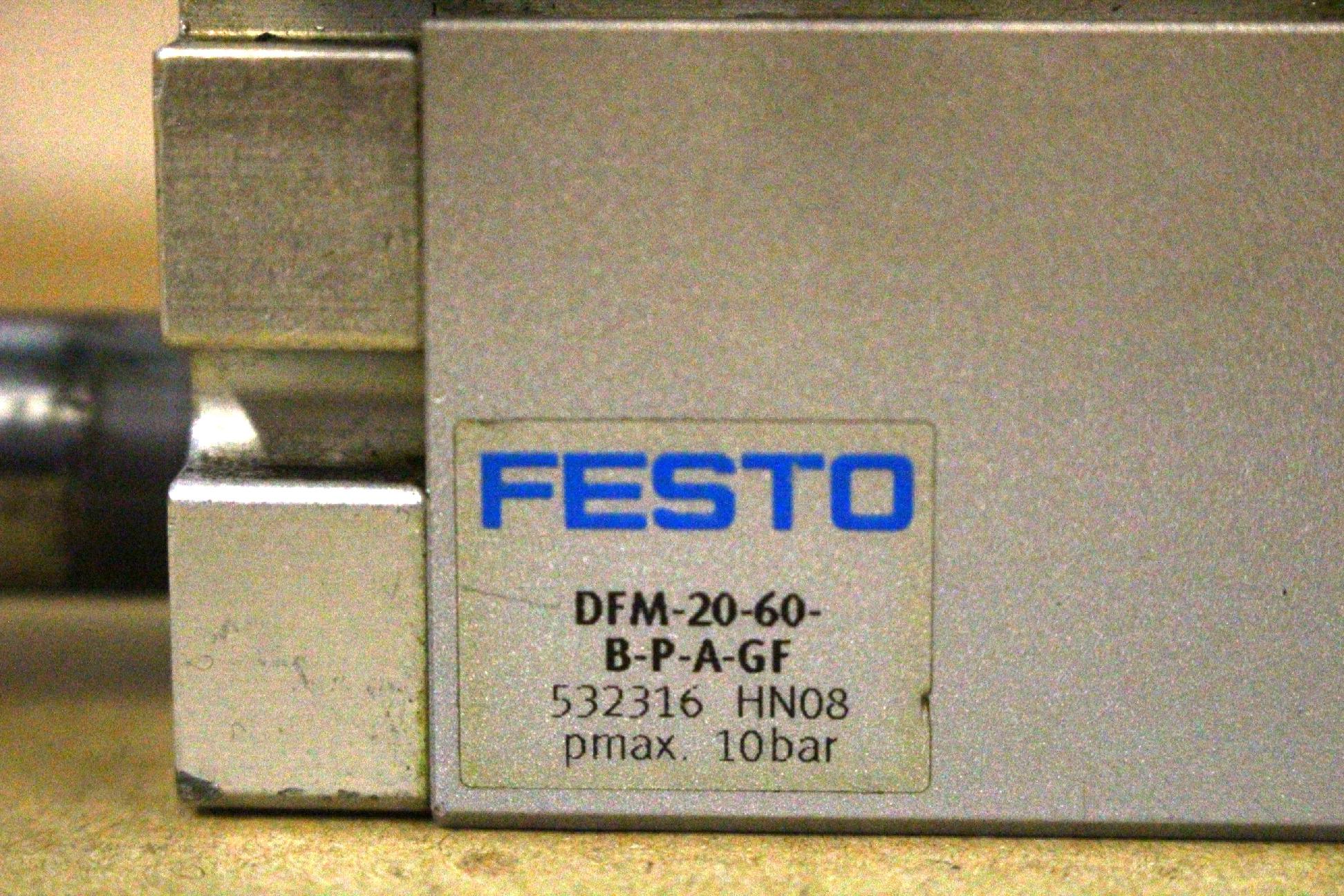 Léghenger pneumatikus munkahenger vezetett Festo - 5. kép