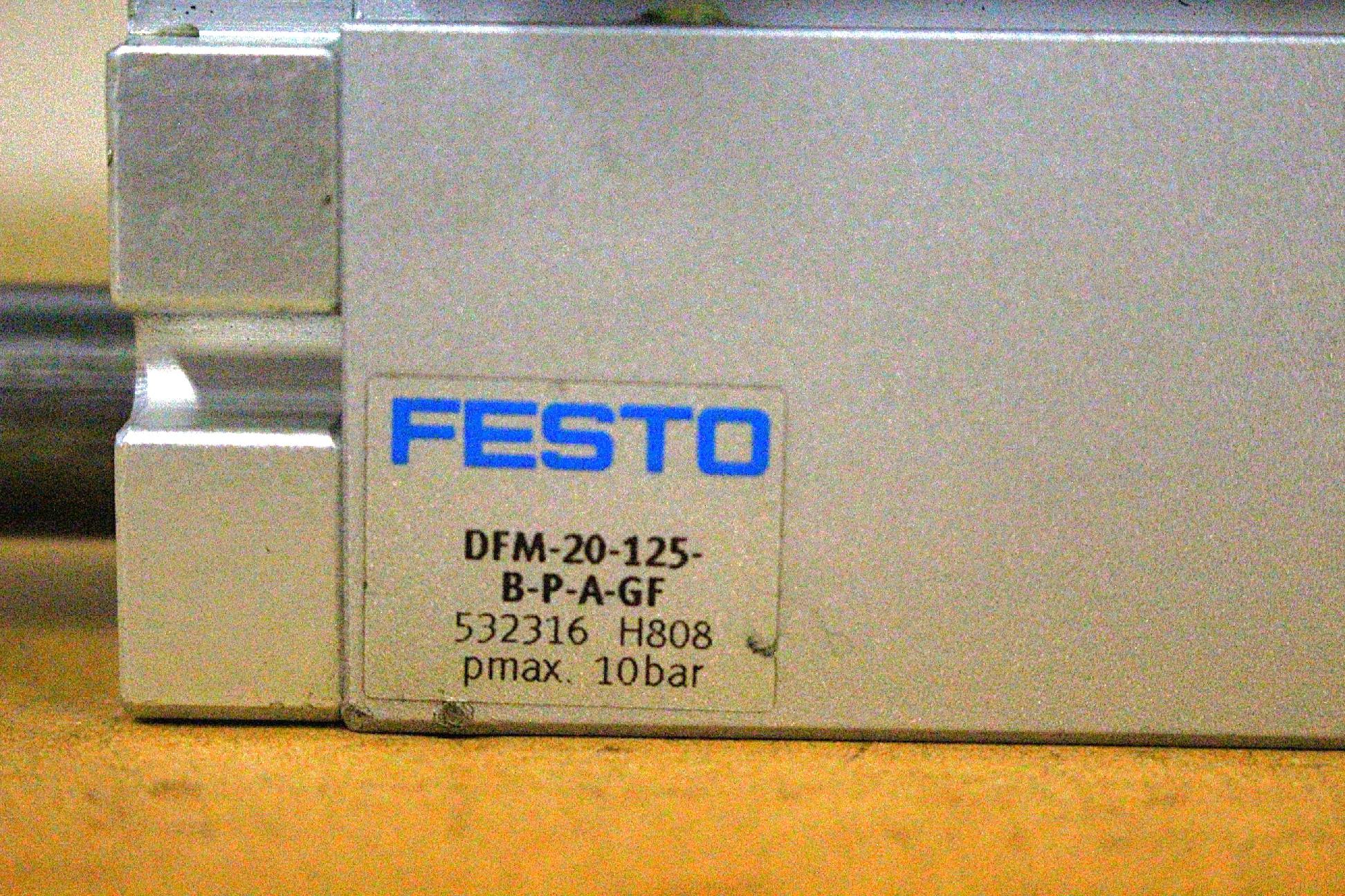 Léghenger pneumatikus munkahenger vezetett Festo - 5. kép