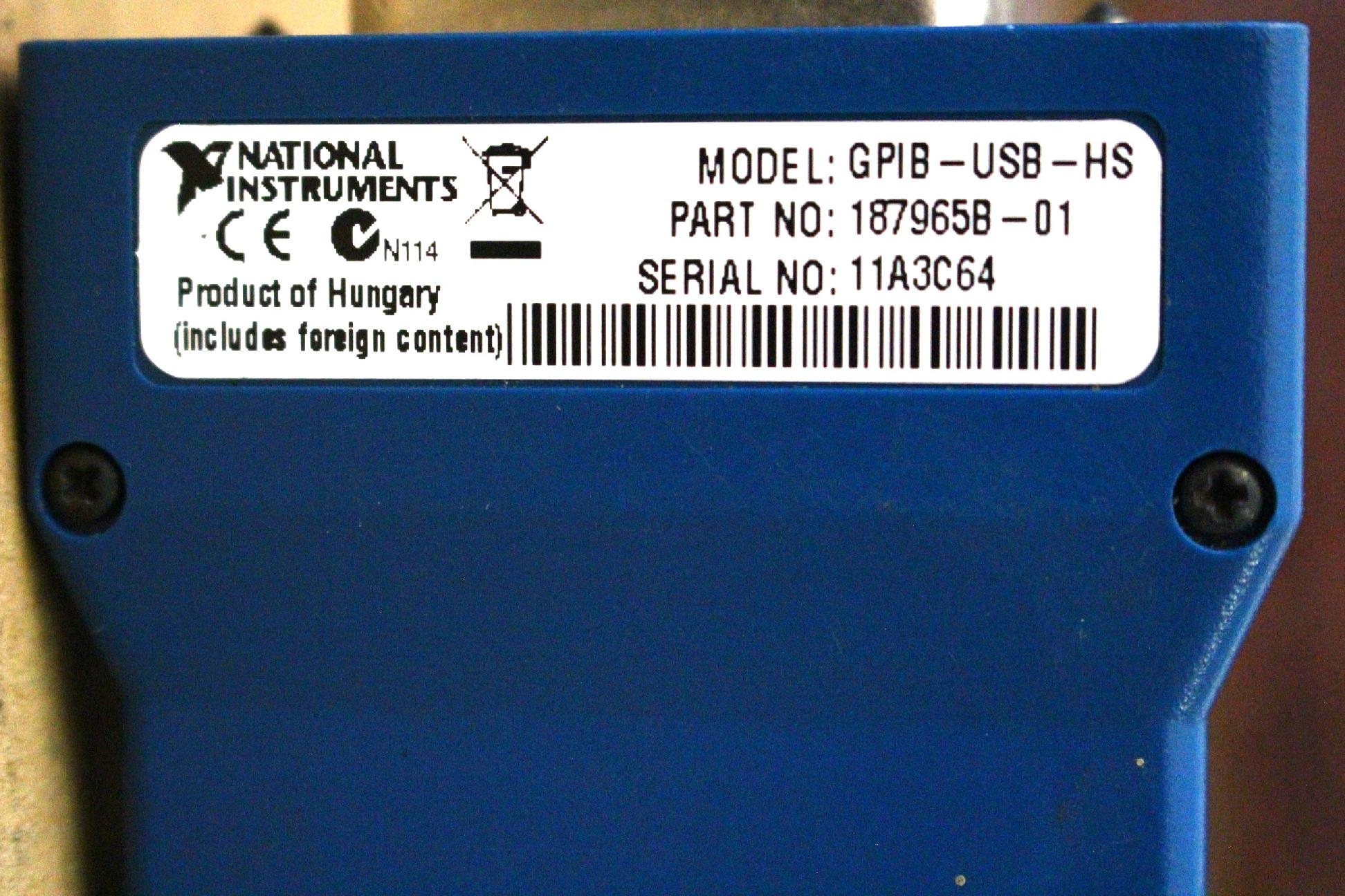 Csatlakozó GPIB-USB National Instruments - 4. kép