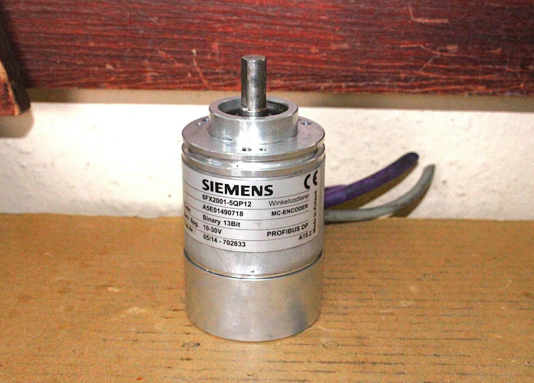 Tengelyjeladó forgójeladó encoder enkóder szögelfordulás mérő Siemens