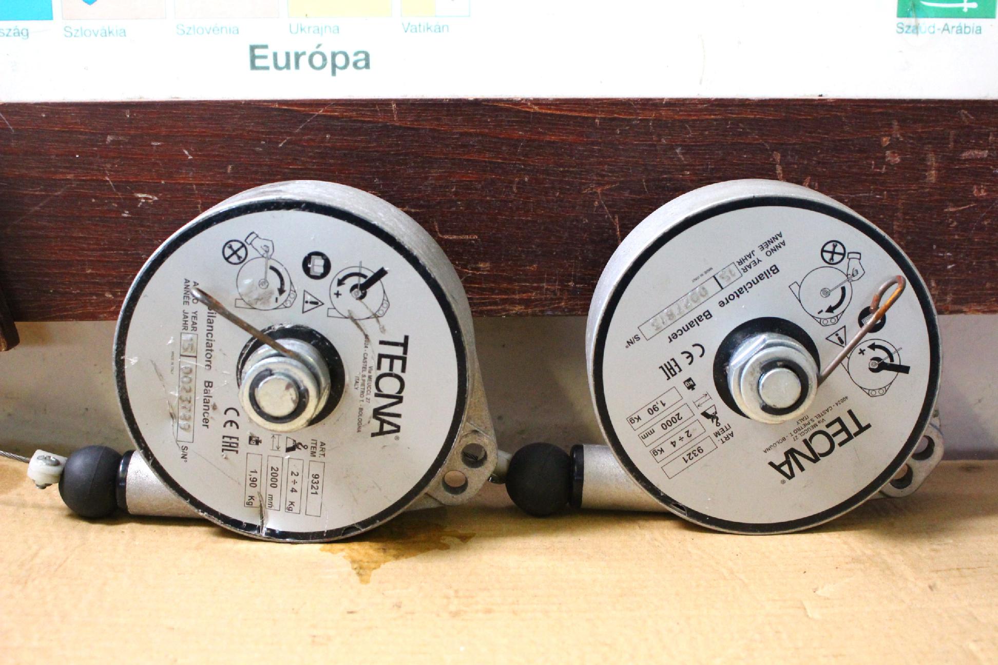 Rugós súlykiegyenlítő balanszer 2-4kg Tecnar - 5. kép