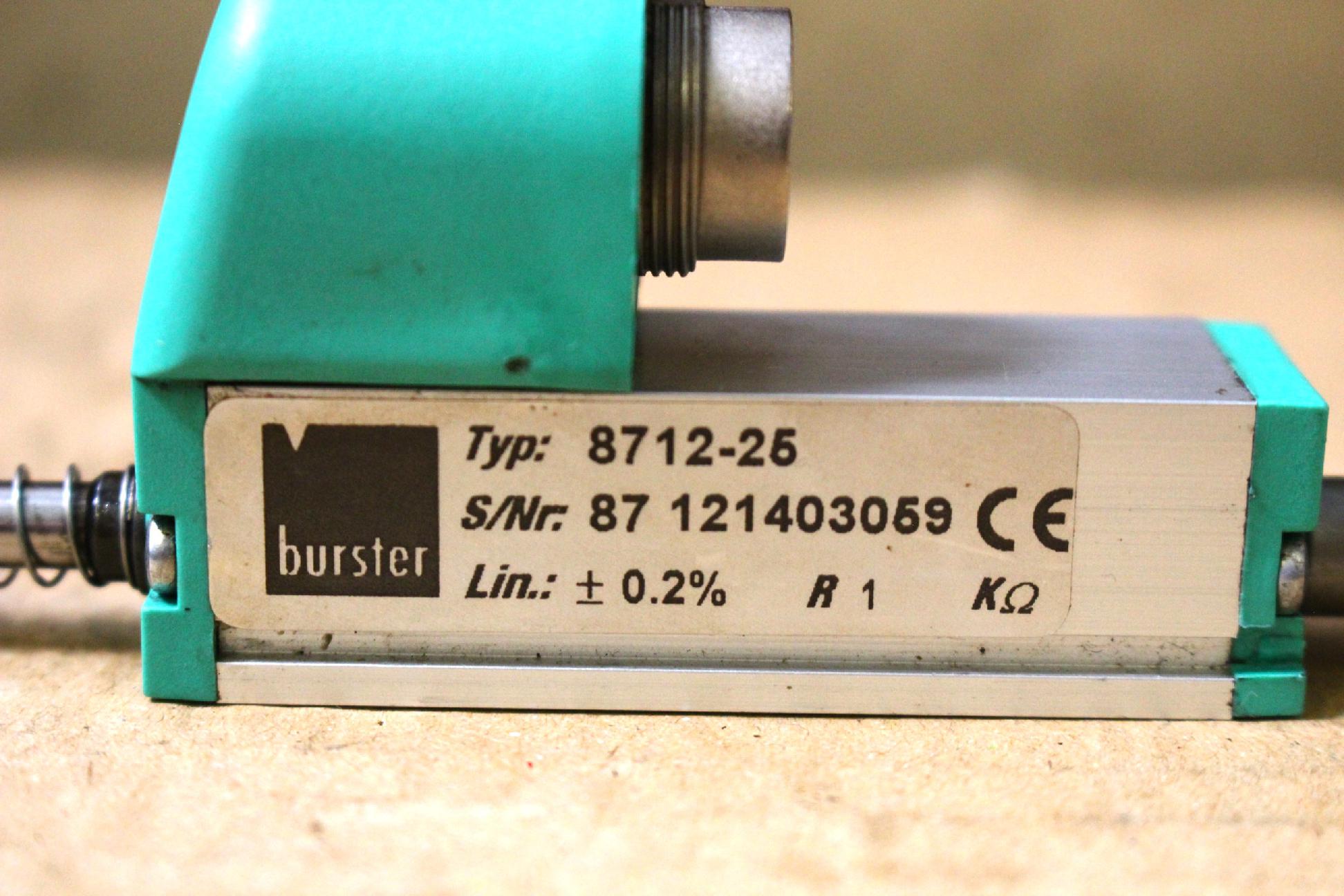 Rugós lineáris helyzetérzékelő elmozdulás érzékelő Burster - 5. kép