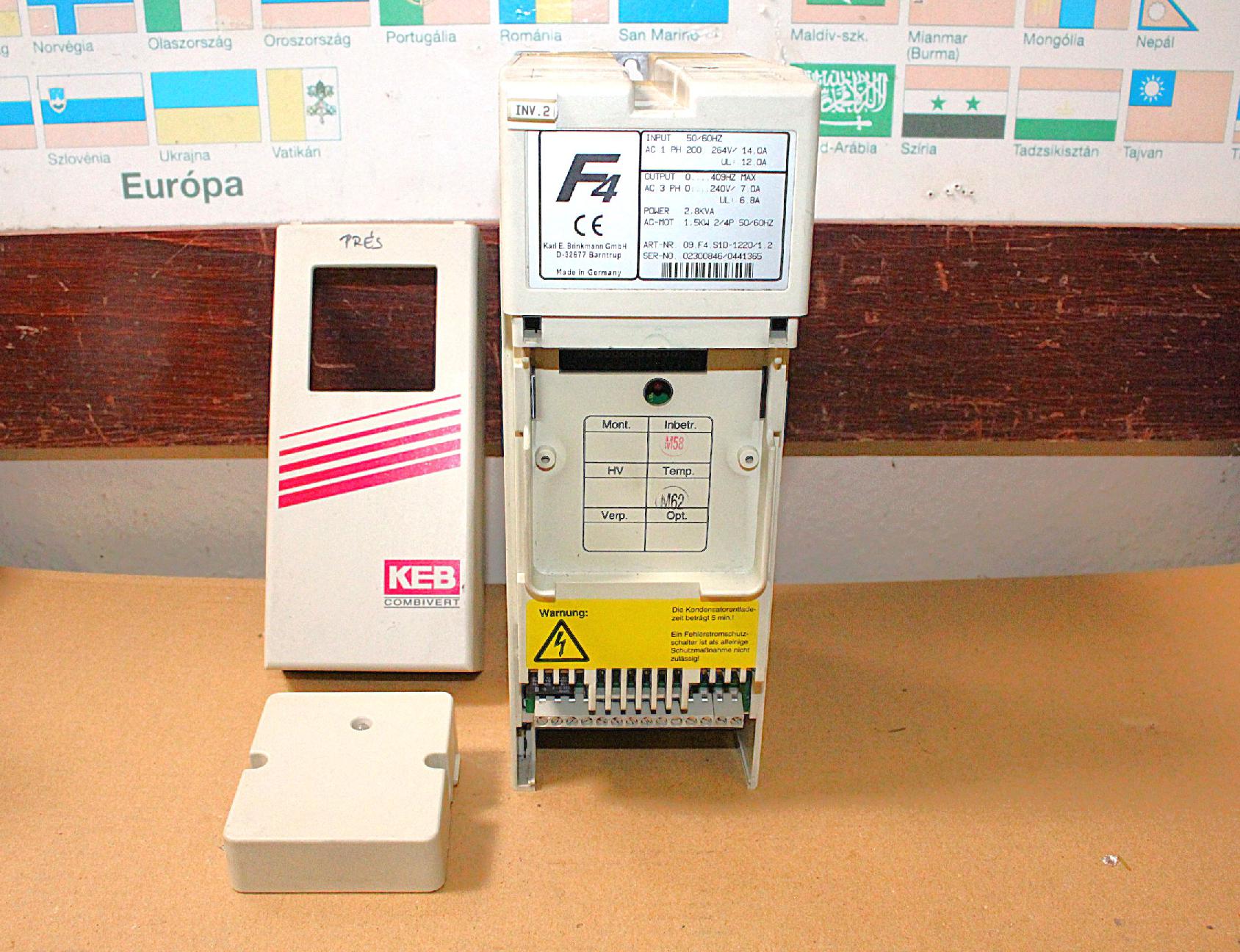 Frekvenciaváltó inverter 1,5kw KEB Combivert - 3. kép