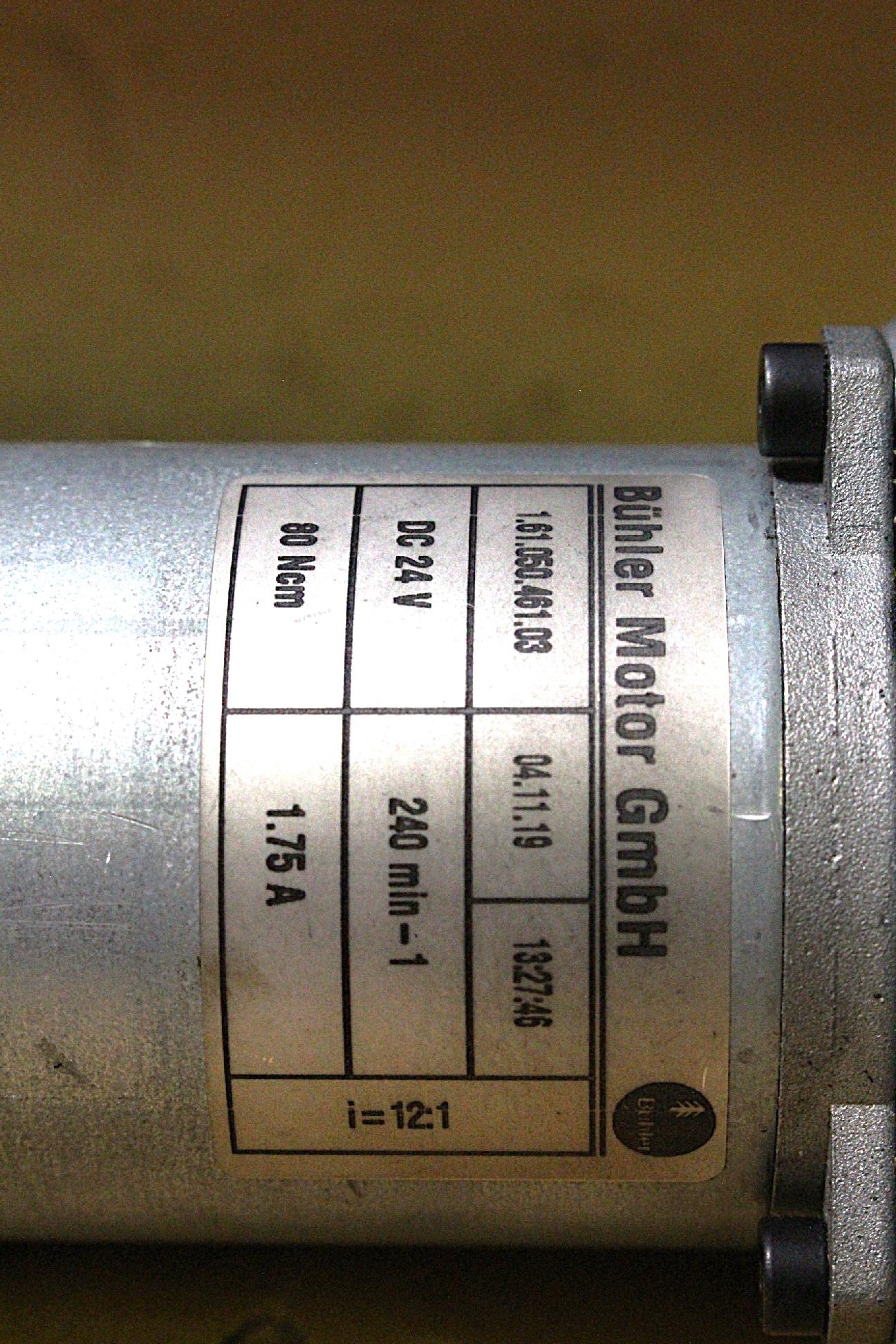 Hajtóműves villanymotor 24Vdc - 2. kép