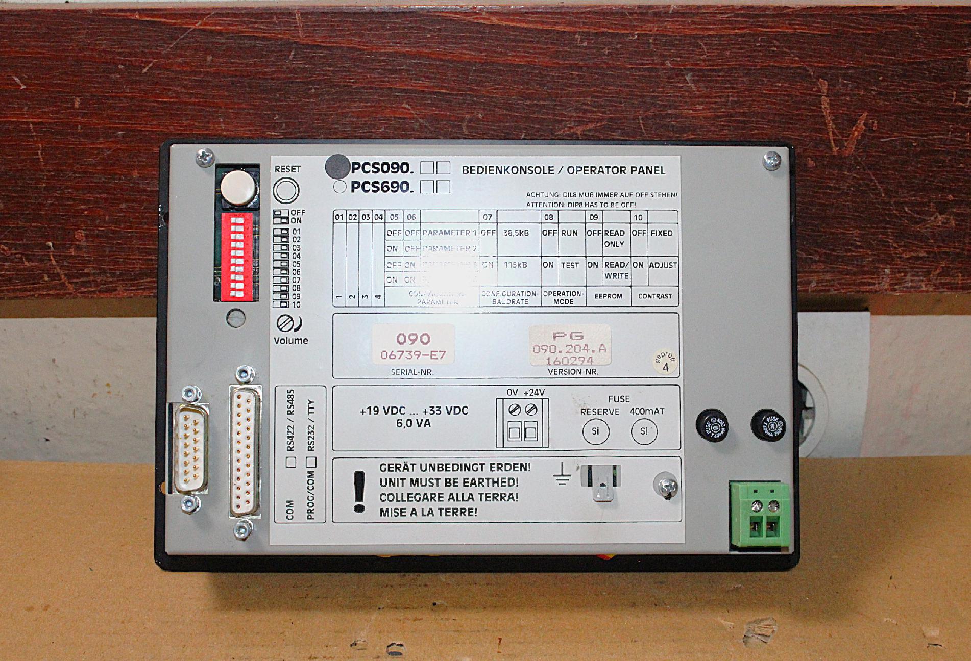 Lcd kijelző kezelő panel operátor panel HMI vezérlő - 3. kép