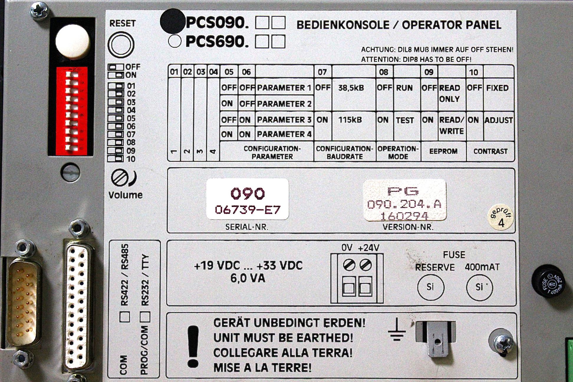 Lcd kijelző kezelő panel operátor panel HMI vezérlő - 4. kép