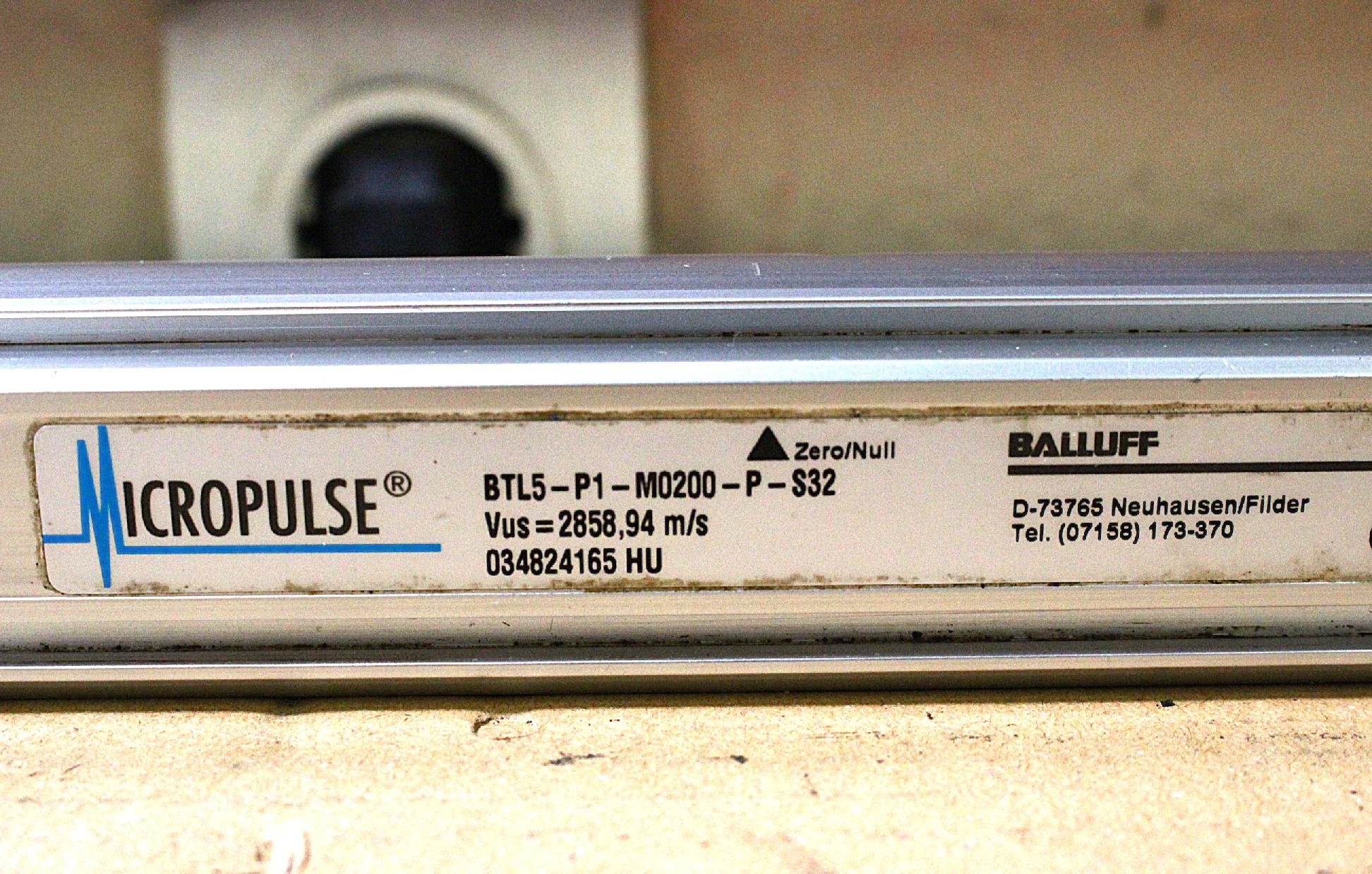 Lineáris útmérő helyzetérzékelő elmozdulás érzékelő Balluff - 3. kép