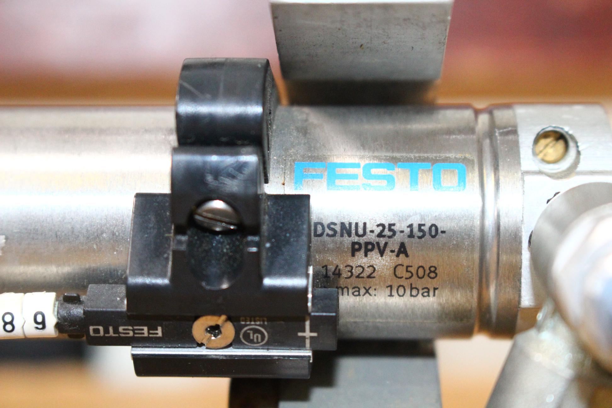 Léghenger pneumatikus munkahenger vezetett Festo - 4. kép