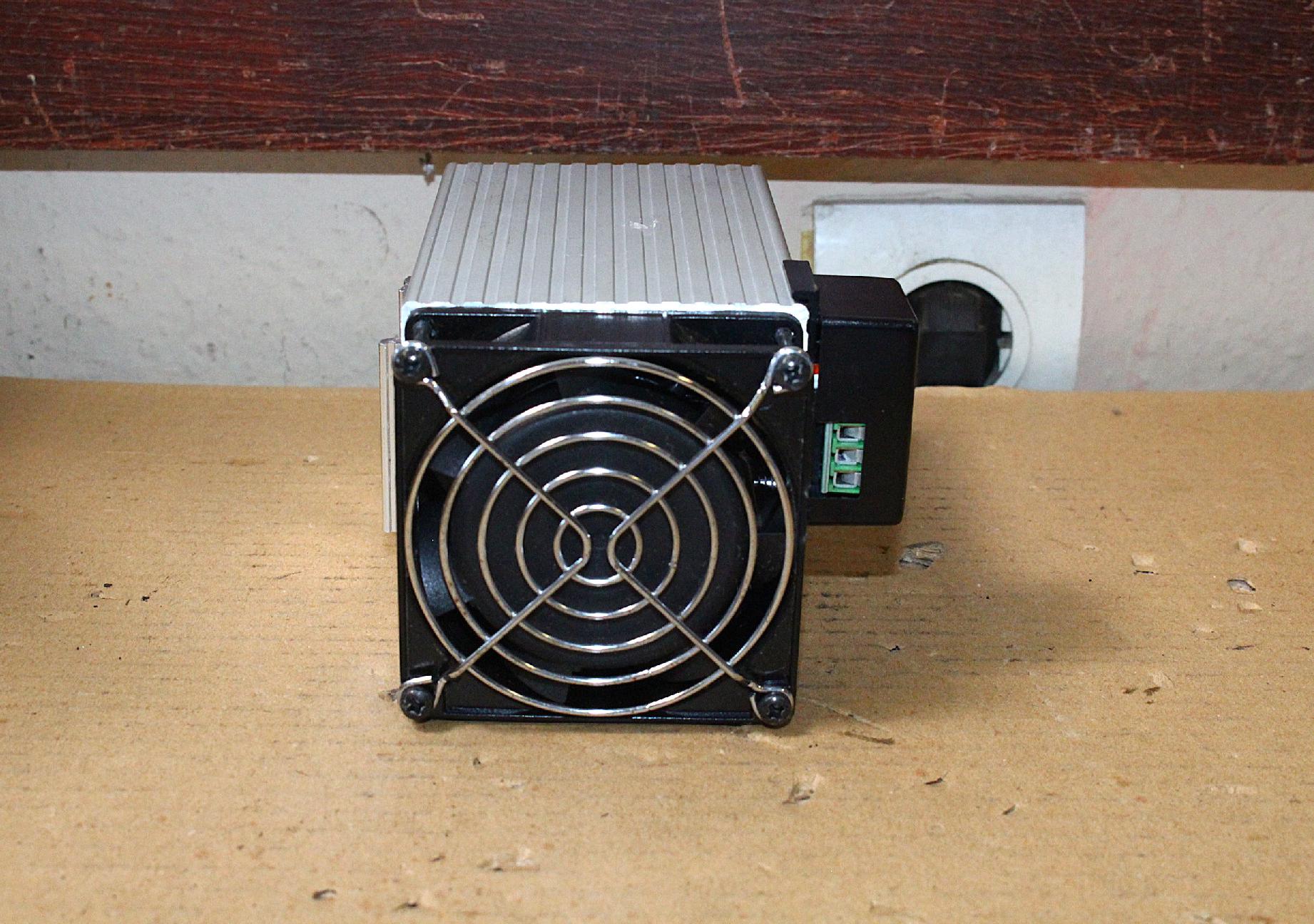 Elosztószekrény fűtés kapcsolótábla fűtő ventilátorral 500W - 2. kép