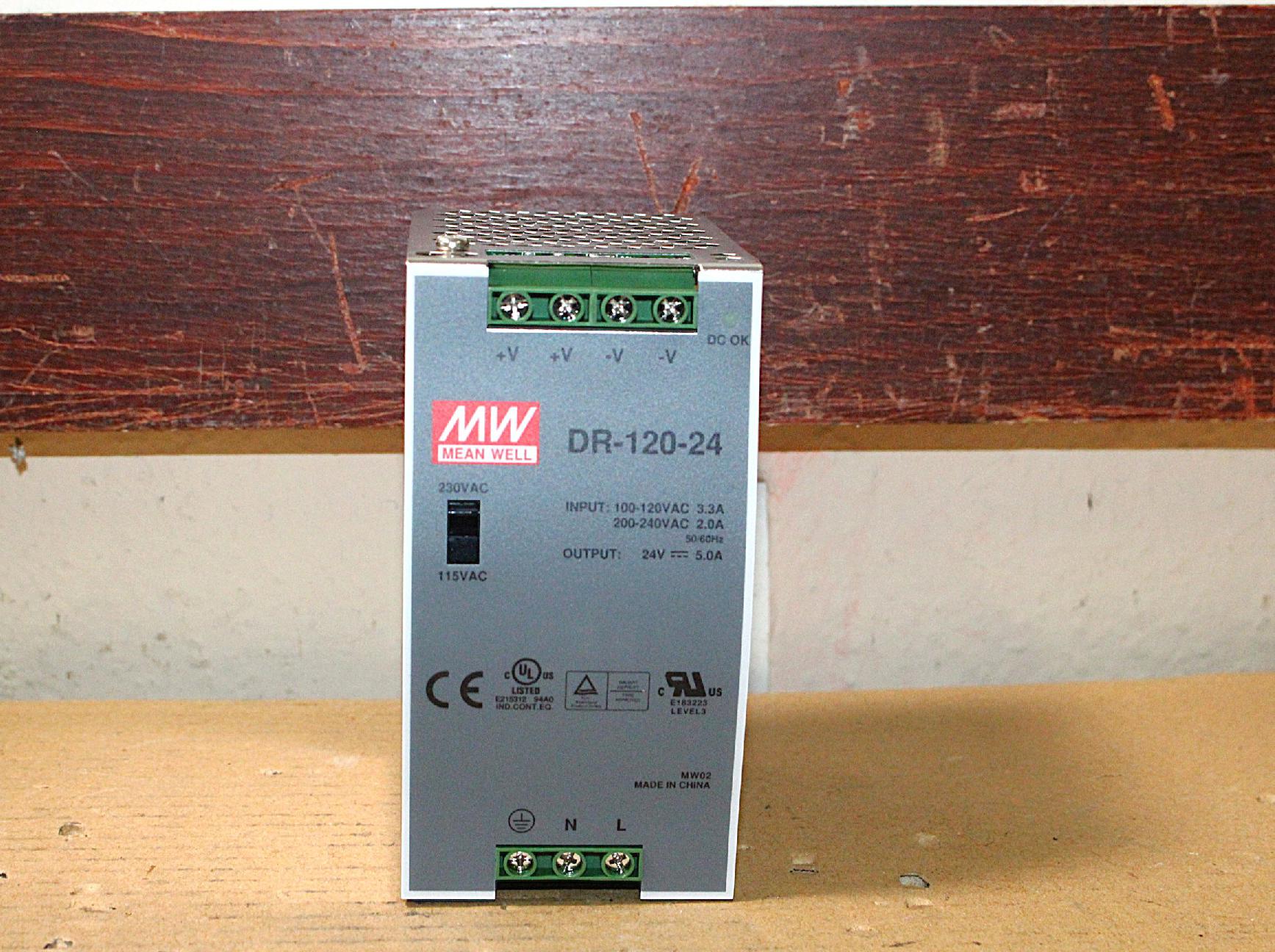 Tápegység 24Vdc 120W új Mean Well - 2. kép