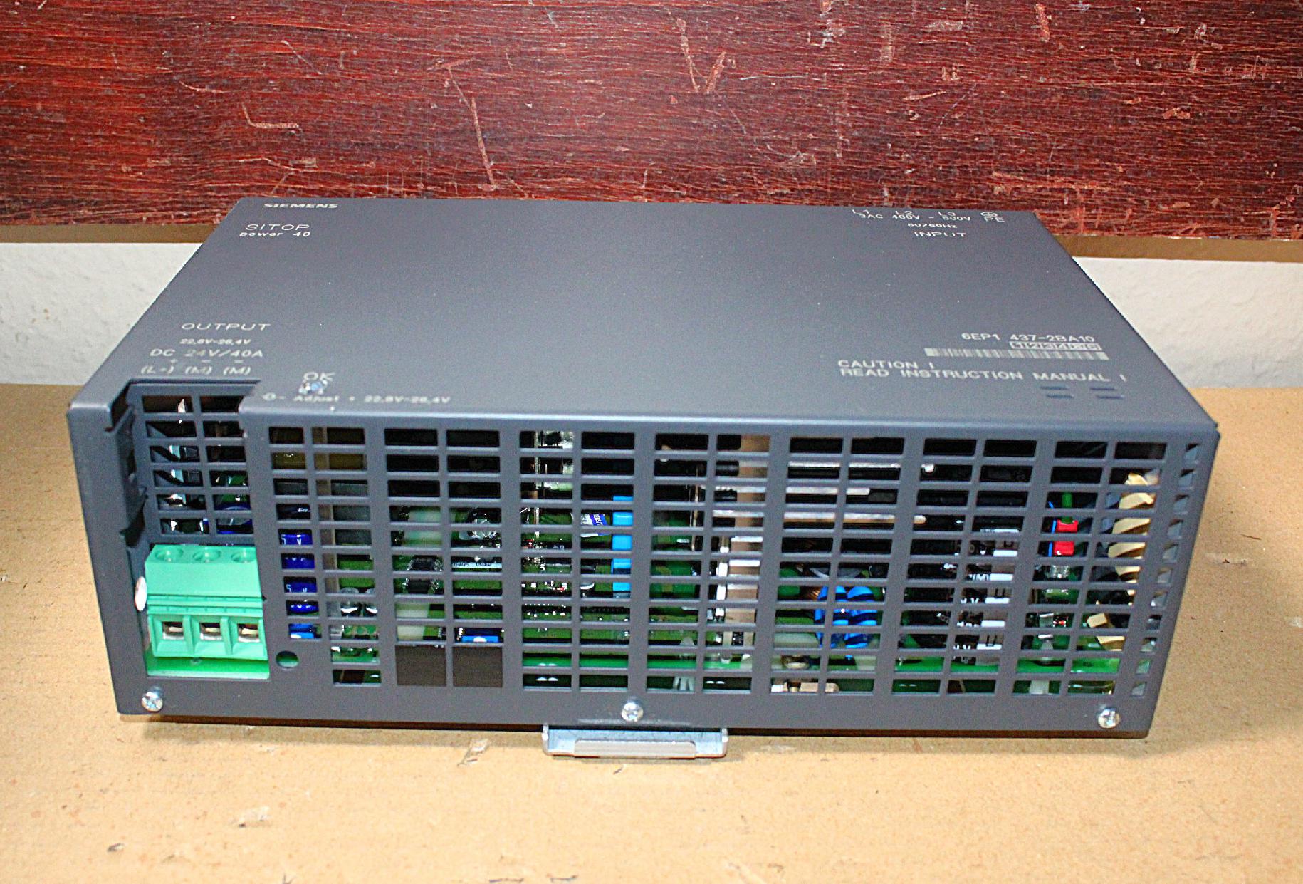 Ipari tápegység 24Vdc 40A 960W új Siemens Sitop - 6. kép
