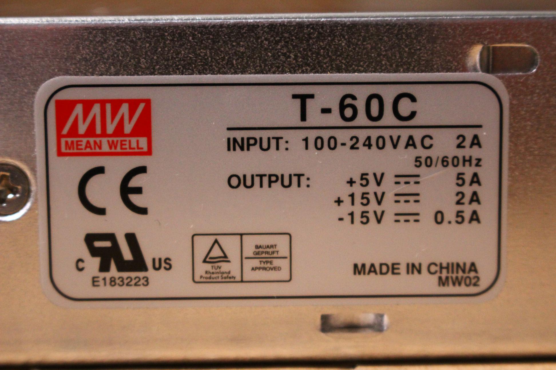 Kapcsolóüzemű tápegység 3 kimenettel 15Vdc -15Vdc 5Vdc új - 5. kép