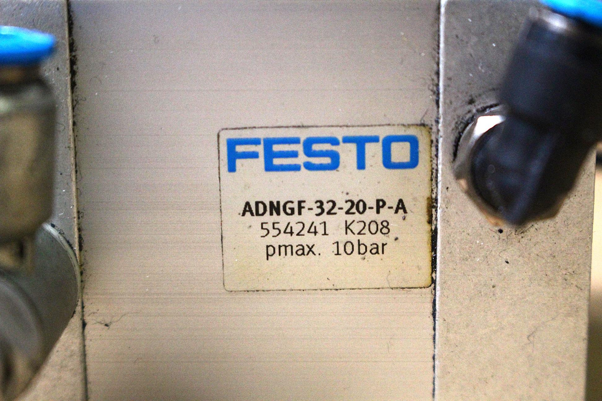Léghenger pneumatikus munkahenger vezetett Festo - 4. kép