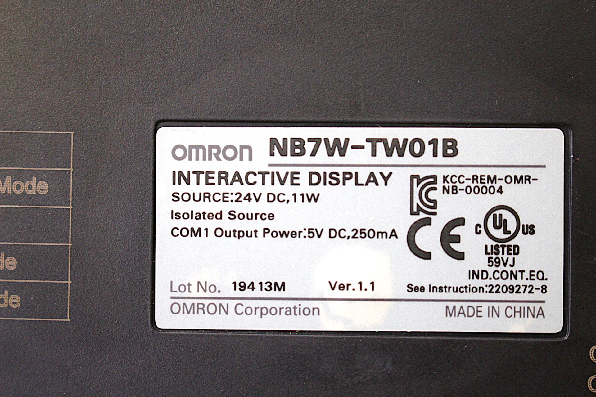 Lcd kijelző kezelő panel operátor panel HMI vezérlő Omron - 4. kép