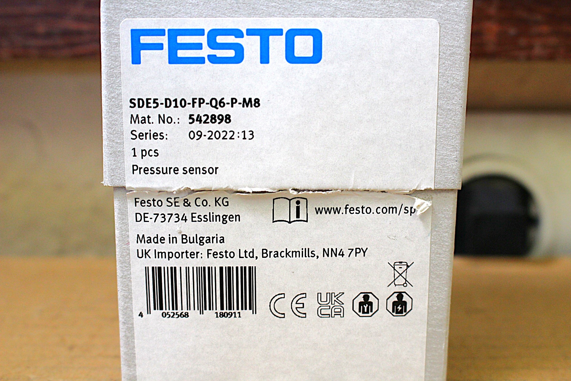 Digitális nyomásérzékelő új Festo - 4. kép