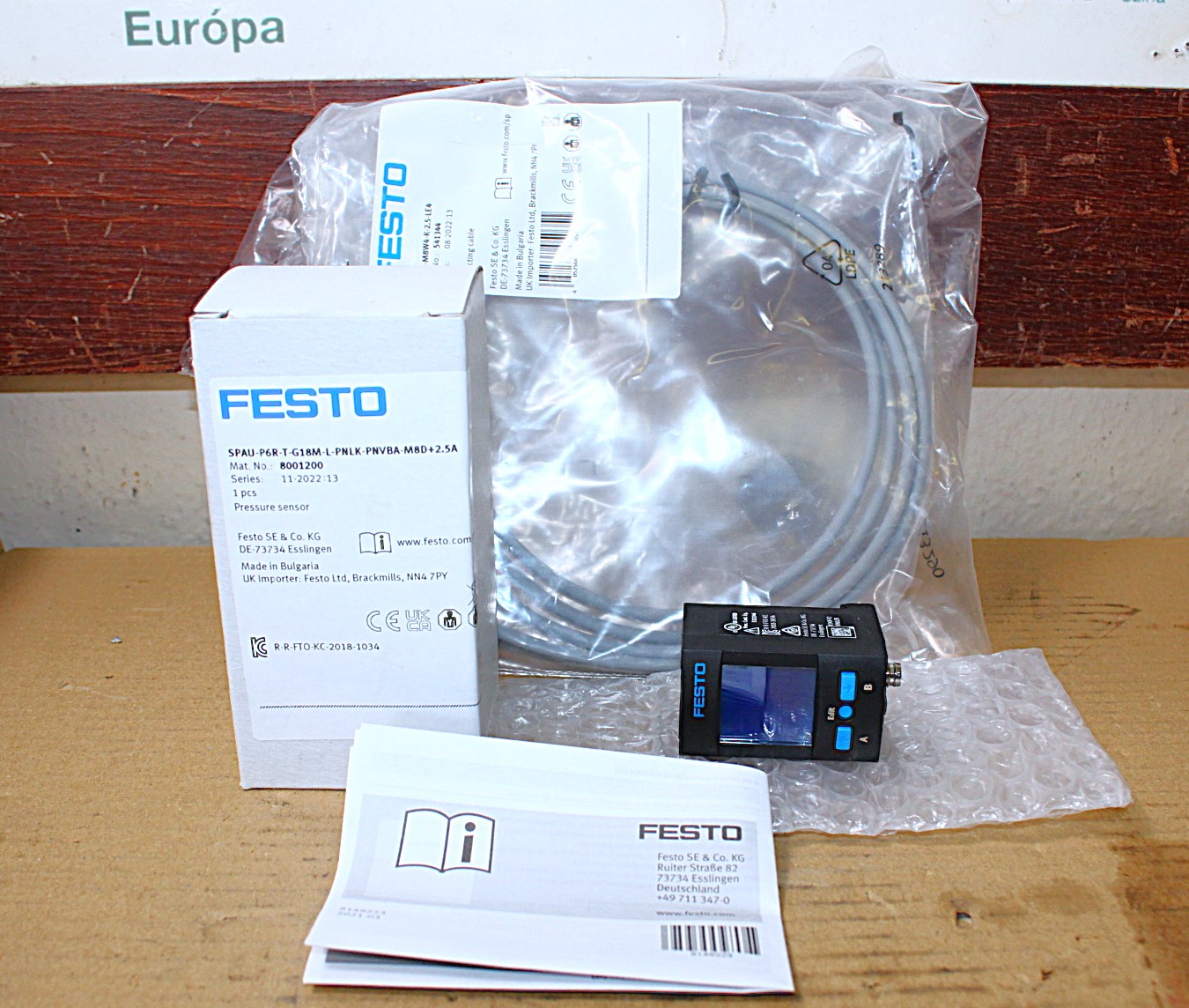 Digitális nyomásérzékelő új Festo